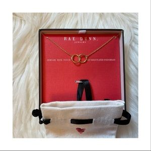 Rae Dunn Double Ring Necklace- NWT